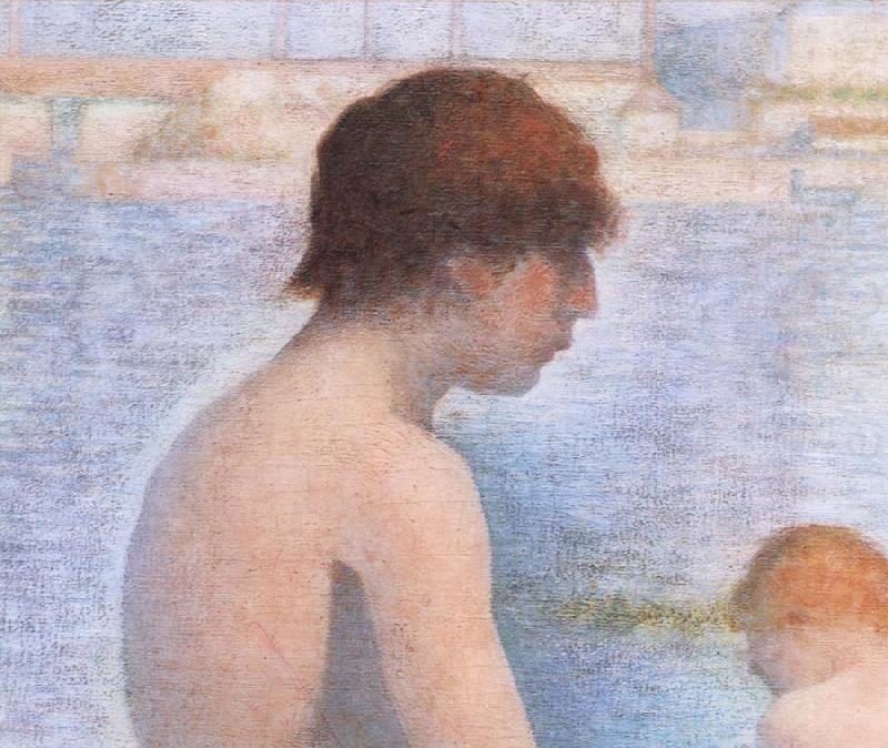 Georges Seurat Detail of Bather china oil painting image